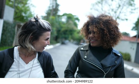 Two Authentic Women Laughing And Smiling Together, Genuine Real Life People Laugh And Authentic Women Laughing And Smiling Together, Genuine Real Life People Laugh And Smile