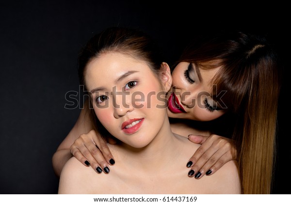 Hot Asian Girls Kiss