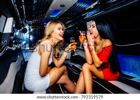 Lesbian cheating wife captions Two lesbian having fun on a limo