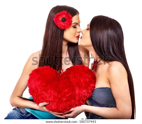 Sexiest Lesbian Kiss