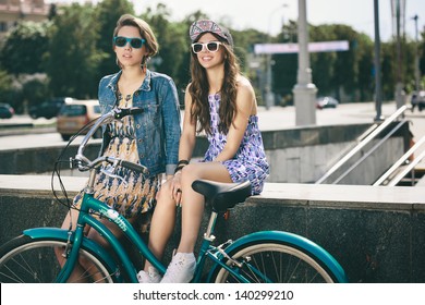 21,092 Two girls on bikes Images, Stock Photos & Vectors | Shutterstock