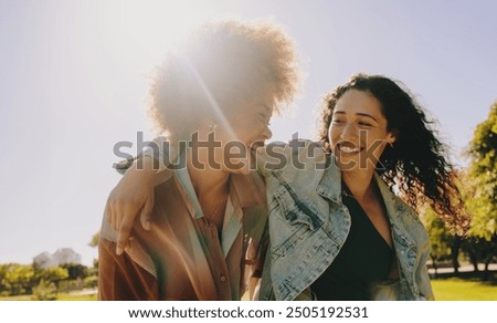 Similar – Image, Stock Photo FRIENDSHIP