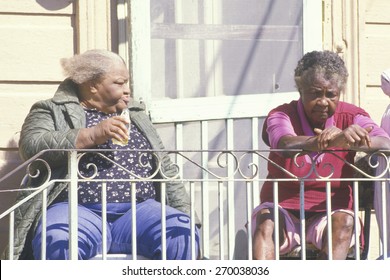 Two Black Women Living In Poverty, New Orleans