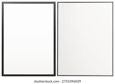 Dos marcos rectangulares en