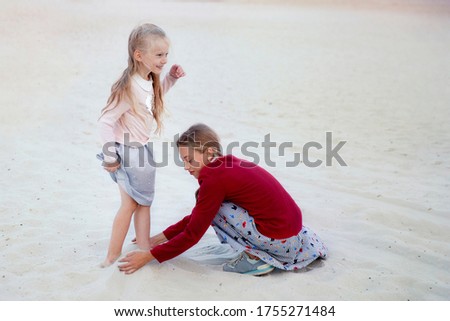 Similar – Image, Stock Photo help not needed Child