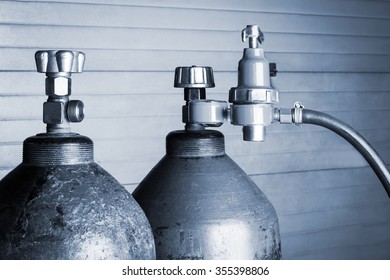 Oxygen Tank Set Hurts Well Oxygen Stock Photo (Edit Now) 2131173081 ...