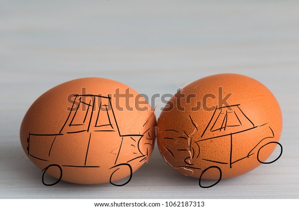 Two broken\
eggs