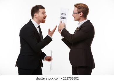 Two Businessmen Arguing 