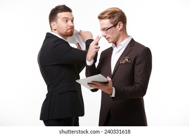 Two Businessmen Arguing 