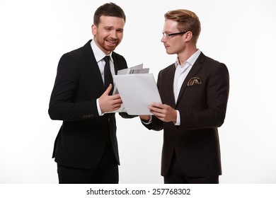 Two Businessmen Arguing 