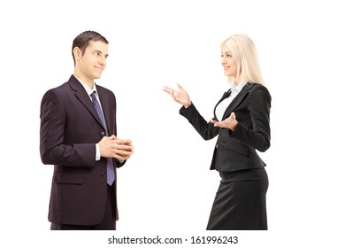 2 People Talking Images, Stock Photos & Vectors | Shutterstock