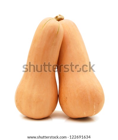 Background with butternut pumpkin