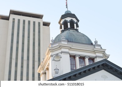 Two Capitol Buildings in Tallahassee, Florida