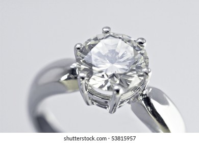 Two carat diamond ring - Shutterstock ID 53815957
