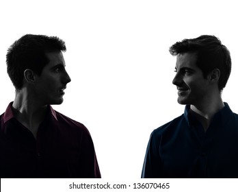 pictures of gay men looking at each other