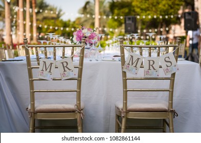Chairs Of The Bride And Groom Images Stock Photos Vectors