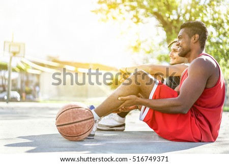 Similar – Image, Stock Photo chilling Athletic