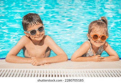 two children in swimming pool.
Funny kids on vacation - Powered by Shutterstock