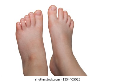 two children's feet.
isolated on white background.cutout - Shutterstock ID 1354405025