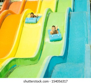 7,537 Boy On Water Slide Images, Stock Photos & Vectors 