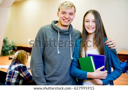 Two college students