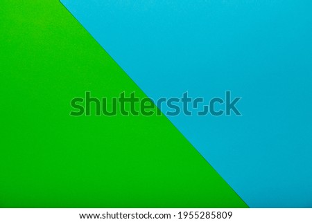 Two colors background, with a line for text. The backdrop for advertising with the division for two products. Empty copy space from colored paper.