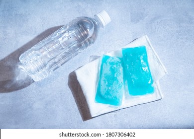 Two Coolers/ice Packs To Keep Food And Body Cool.