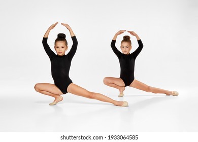 Two Cute Gymnast Child Girl Show Stock Photo 1933064585 | Shutterstock