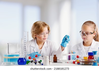 Two Cute Little Boy Girl Student Stock Photo 2188181273 | Shutterstock