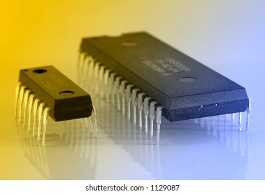 two data processors - Powered by Shutterstock - Get 15% off with code: PIKWIZARD15