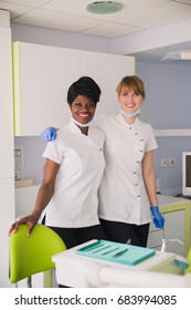 Two Dentists In The Clinic