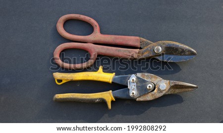 Two Different Styles of Tin Snips