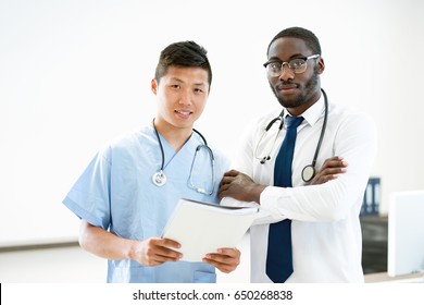 Two Doctors Posing