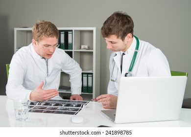 Two Doctors Talking