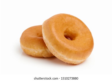 Two Donut With White Background