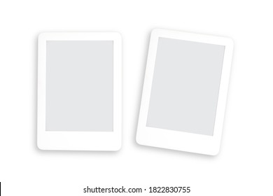 
Two Ebook With White Background. Mockup Design. Empty Space