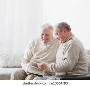 Two Elderly Men Indoor