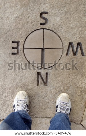 Similar – Feet standing on stone spiral staircase