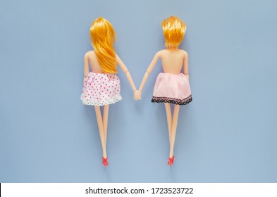 Two Female Dolls Naked On Top Stock Photo Shutterstock