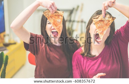 Similar – Image, Stock Photo two female hands and a thick cream, top view