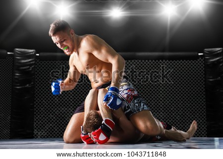 two fighters on the ring