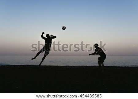 Similar – Image, Stock Photo defence Silhouette Sand