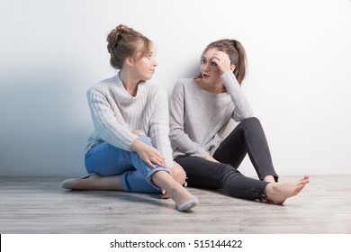 Two Friends Talking