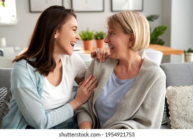 Two generation women laughing together                                - Shutterstock ID 1954921753