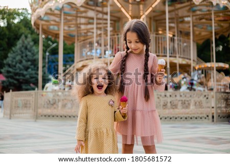 Similar – Image, Stock Photo i scream Food Ice cream