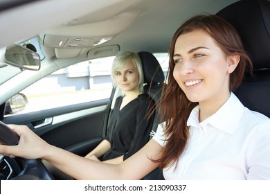 Two Girls In The Car