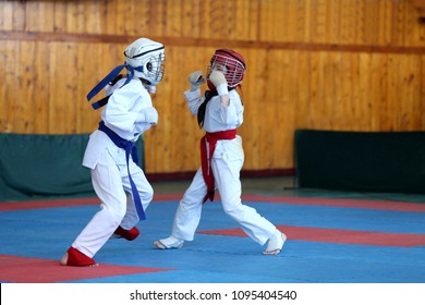 Two Girls Fight In Jiu Jitsu Competitions.