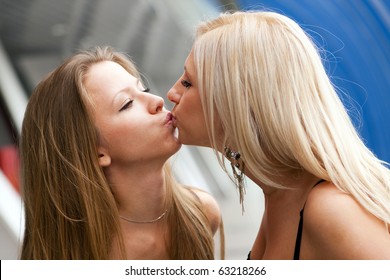 Two Girls Kissing