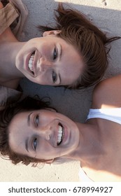 Two Girls Laughing