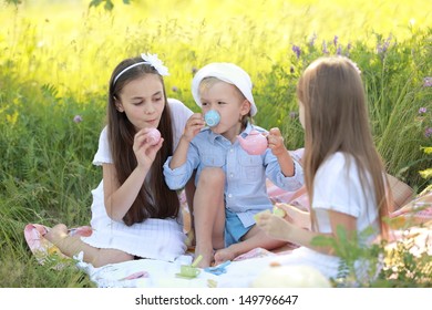 Two Girls Little Boy Playing Toy Stock Photo 149796647 | Shutterstock